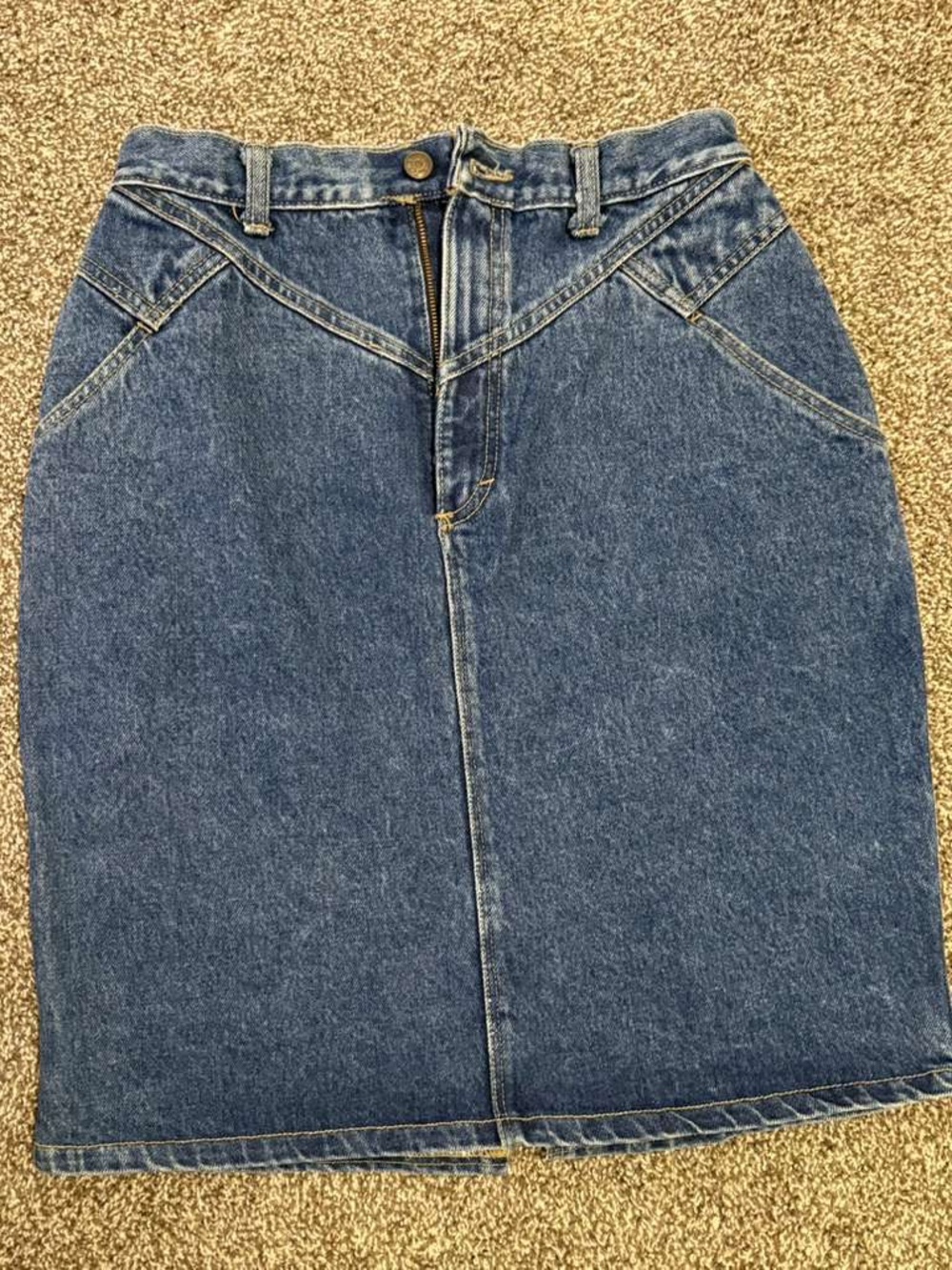 Zena vintage denim skirt